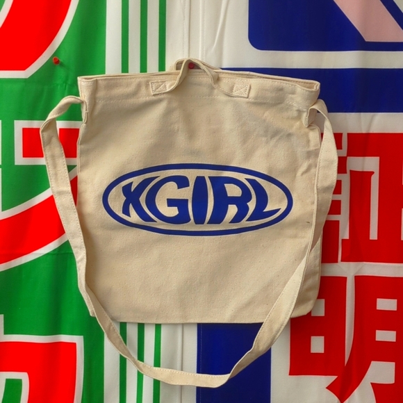X-Girl Ecru Canvas Tote - Picture 1 of 6